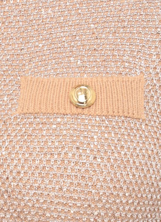 25FW 엘리자베타프랜치 스웨터 MK56T57E2 EA2 Beige - ELISABETTA FRANCHI