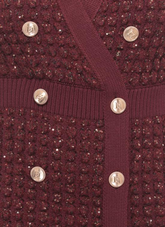 25FW 엘리자베타프랜치 미디 원피스 AM15Q56E2 CG3 Bordeaux - ELISABETTA FRANCHI