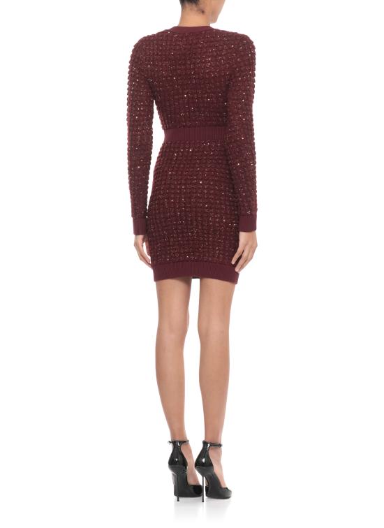 25FW 엘리자베타프랜치 미디 원피스 AM15Q56E2 CG3 Bordeaux - ELISABETTA FRANCHI