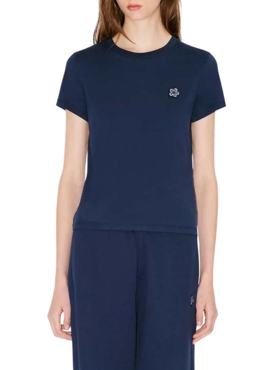 26SS 겐조 반팔 티셔츠 FG52TS2064SO 76 NAVY BLUE - KENZO