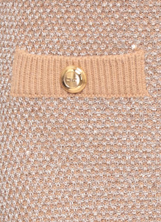 25FW 엘리자베타프랜치 미디 스커트 GK23T57E2 EA2 Beige - ELISABETTA FRANCHI