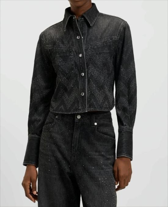 25FW 보스 데님 자켓 50548445 C SHIRT LS 1 0 002 Black - BOSS