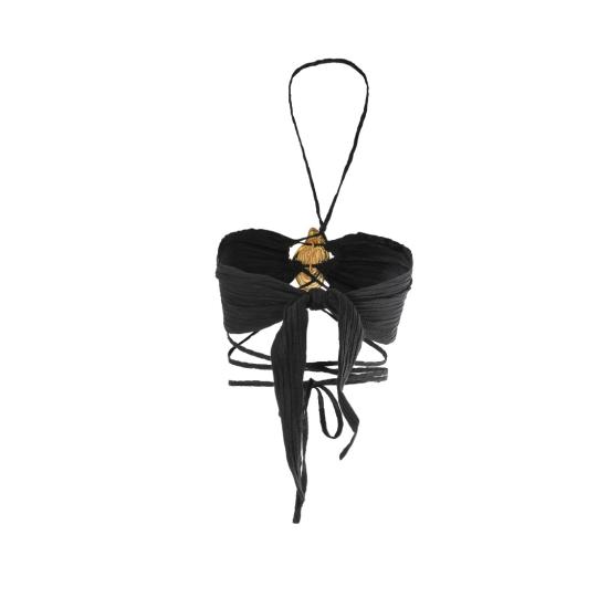 25SS Hamoulet 민소매 티셔츠 SALPH Black - HAMOULET