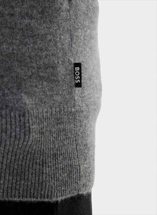 25FW 보스 집업 니트 50549984 H HEMARLO 030 Grey - BOSS