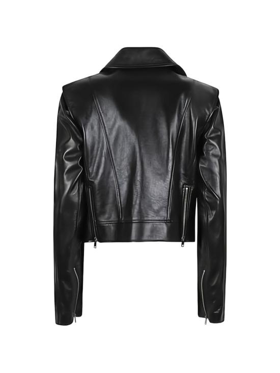 26SS 셀린느 카프스킨 바이커 재킷 RV15O 599E38NO Nero - CELINE