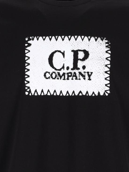 26SS 씨피 컴퍼니 반팔 티셔츠 RCCMTS723A005100W 999 Black - C.P. COMPANY