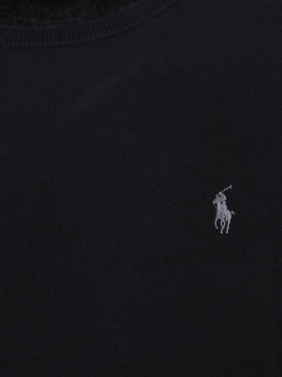 26SS 폴로 랄프로렌 포니 로고 자수 피마 코튼 스웨터 710 684957 008 Black - POLO RALPH LAUREN