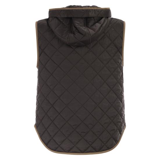 26SS 브루넬로 쿠치넬리 Thermore® 매트 나일론 퀼팅 후드 웨이스트코트 MR4057999 ANTHRACITE - BRUNELLO CUCINELLI