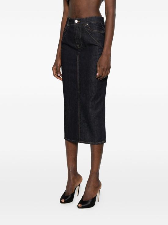 26SS 지방시 미디 스커트 BW410M517S 401 Blue - GIVENCHY