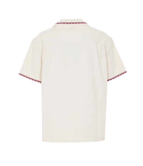 26SS 드롤드무슈 반팔 셔츠 SH227 CO215OW White - DROLE DE MONSIEUR