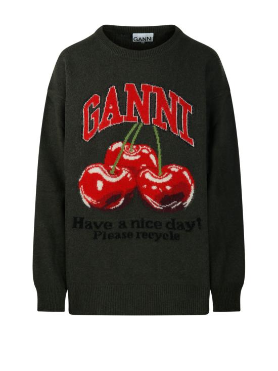 26SS 가니 오버사이즈 그래픽 니트 A1070112861 KALAMATA DOM