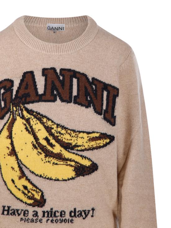 26SS 가니 스웨터 A1070265118 CAMEL DOM - GANNI