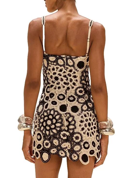 26SS 팻보 숏 원피스 VEC32568BLACKWHITE White Black - PATBO