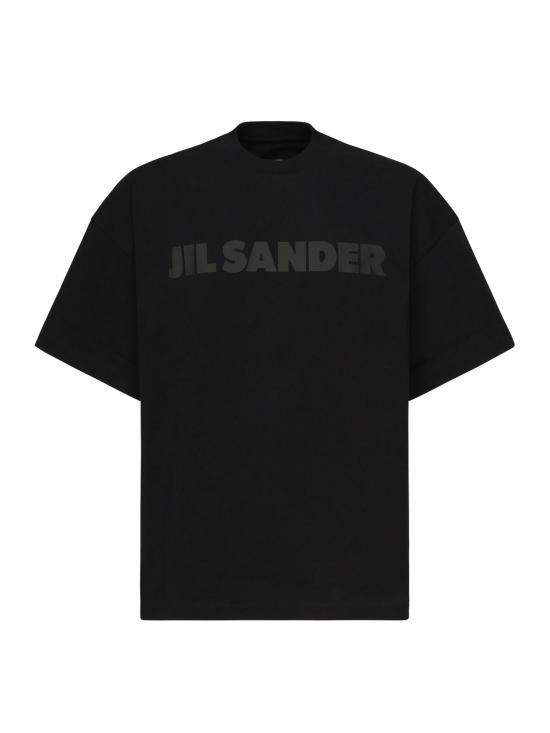 25FW 질샌더 반팔 티셔츠 J21GC0168 J20243001 Black