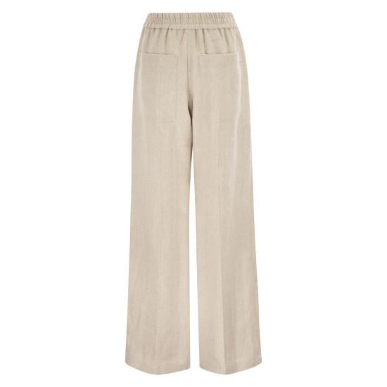 26SS 브루넬로 쿠치넬리 스트레이트 팬츠 MH528P9131 LIGHT BEIGE - BRUNELLO CUCINELLI