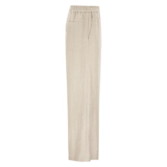 26SS 브루넬로 쿠치넬리 스트레이트 팬츠 MH528P9131 LIGHT BEIGE - BRUNELLO CUCINELLI