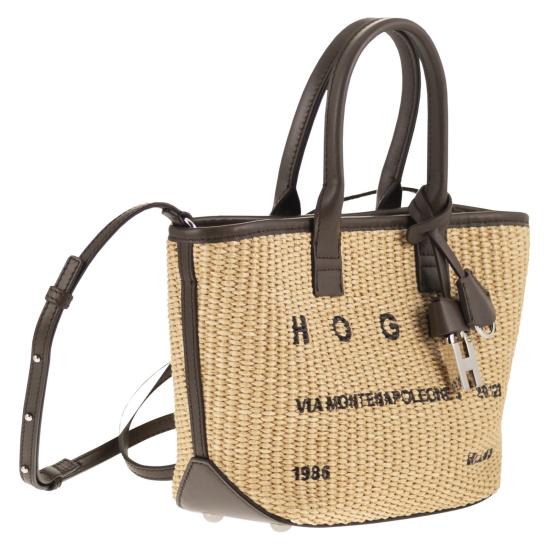 26SS 호간 토트백 KBW01TA5100UYI BROWN BEIGE - HOGAN