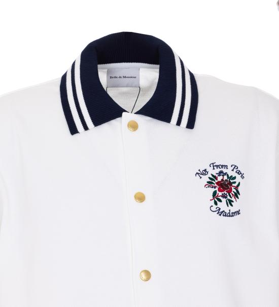 26SS 드롤드무슈 반팔 셔츠 SH247 CO264OW White - DROLE DE MONSIEUR