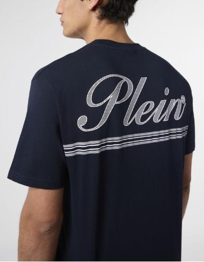 26SS 필립 플레인 반팔 티셔츠 MTK8880 PJY002N 24 Blue - PHILIPP PLEIN