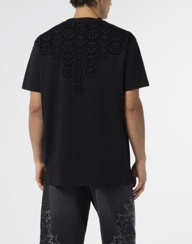 26SS 필립 플레인 반팔 티셔츠 MTK8682 PJY002N Black - PHILIPP PLEIN