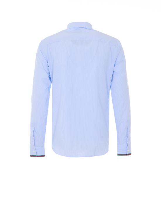 26SS 구찌 긴팔 셔츠 852707 ZAS5W4305 Blue - GUCCI