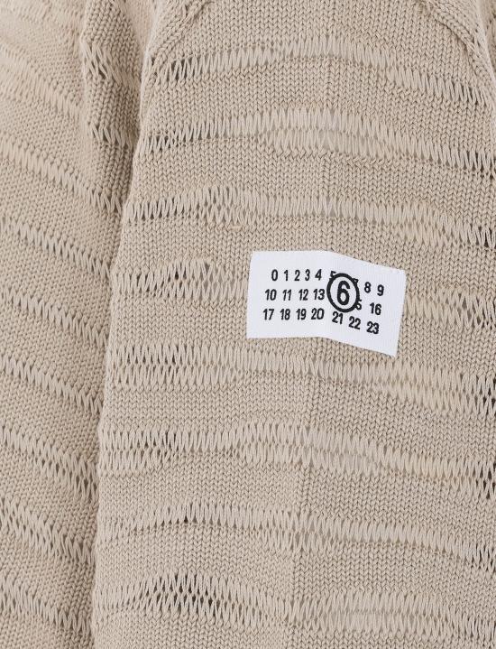 26SS MM6 메종마르지엘라 스웨터 SH0HL0036 M13208106 Beige - MM6 MAISON MARGIELA
