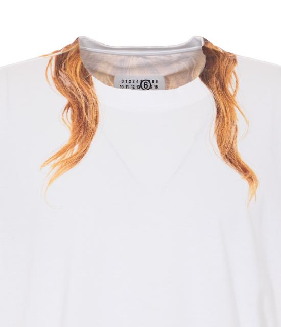 26SS MM6 메종마르지엘라 반팔 티셔츠 SH0GC0066 M20048101 White - MM6 MAISON MARGIELA