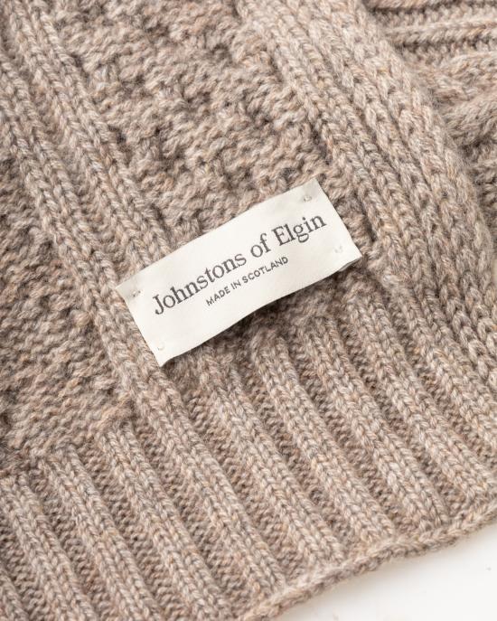 25FW 존스톤스오브엘진 머플러/스카프 HAC03406 ASH Beige - JOHNSTONS OF ELGIN
