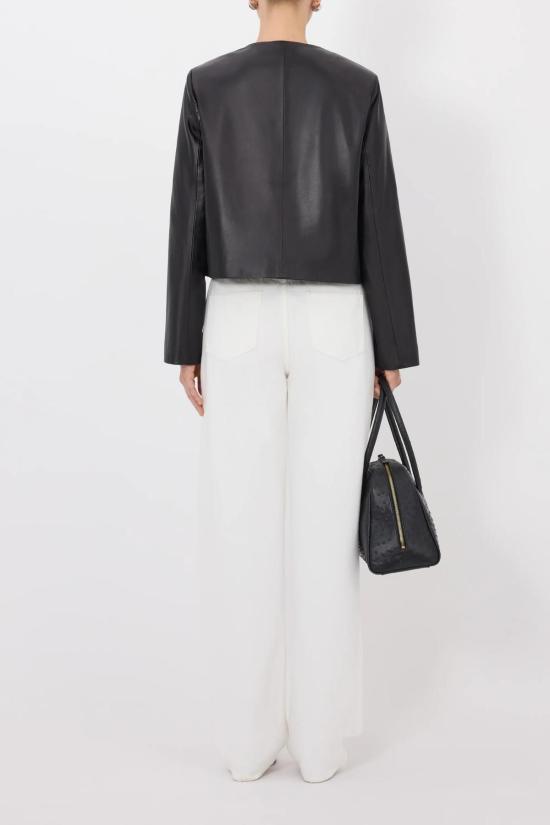  루루 드 세종 가죽 자켓 Loulou De Saison 라호  블랙 - LOULOU DE SAISON