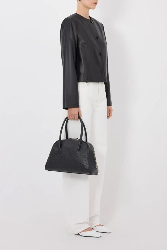  루루 드 세종 가죽 자켓 Loulou De Saison 라호  블랙 - LOULOU DE SAISON