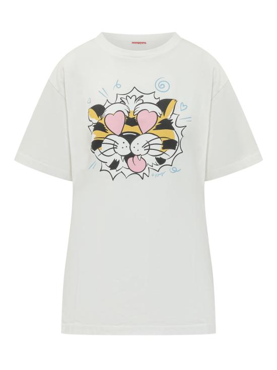 26SS 겐조 반팔 티셔츠 FG52TS3114SG 02 OFF WHITE