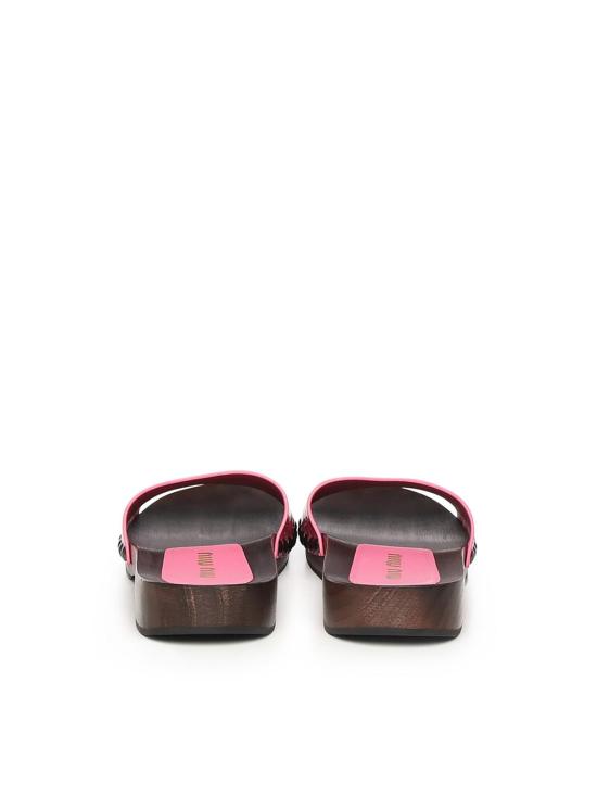 26SS 미우미우 뮬/슬리퍼 5Z425E069F0638 Beige - MIU MIU