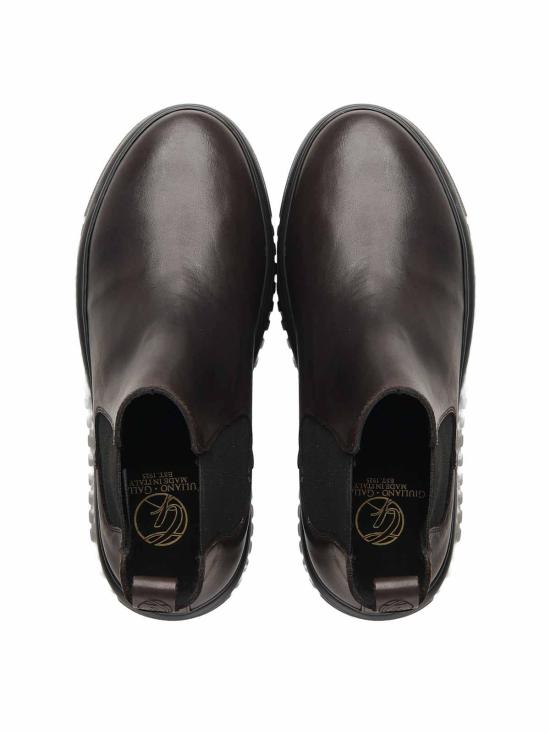 26FW 줄리아노 갈리아노 부츠 METISNAPPAMORO Dark Brown - GIULIANO GALIANO
