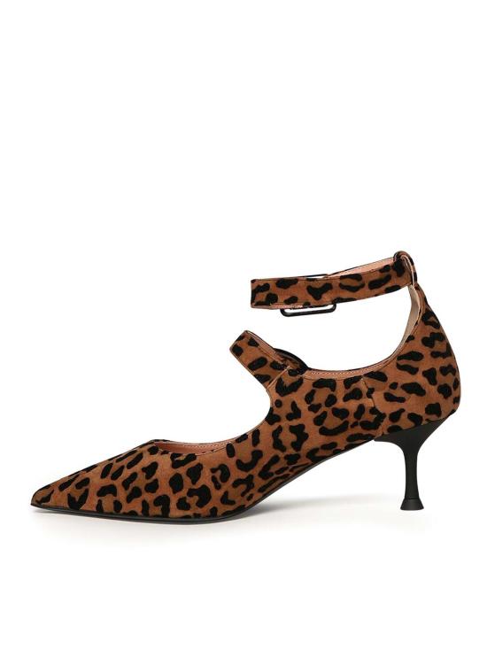 25FW 줄리아노 갈리아노 힐/펌프스 TALUCILEOFLOBRANDYVERLUXNERO Brown - GIULIANO GALIANO