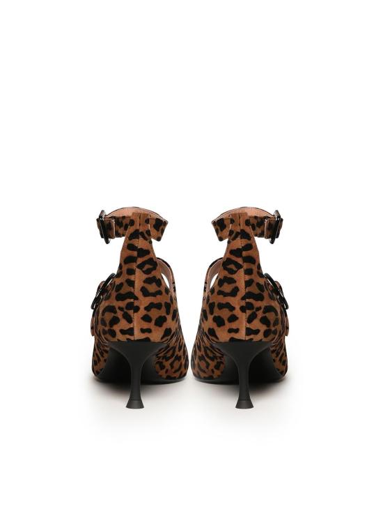 25FW 줄리아노 갈리아노 힐/펌프스 TALUCILEOFLOBRANDYVERLUXNERO Brown - GIULIANO GALIANO