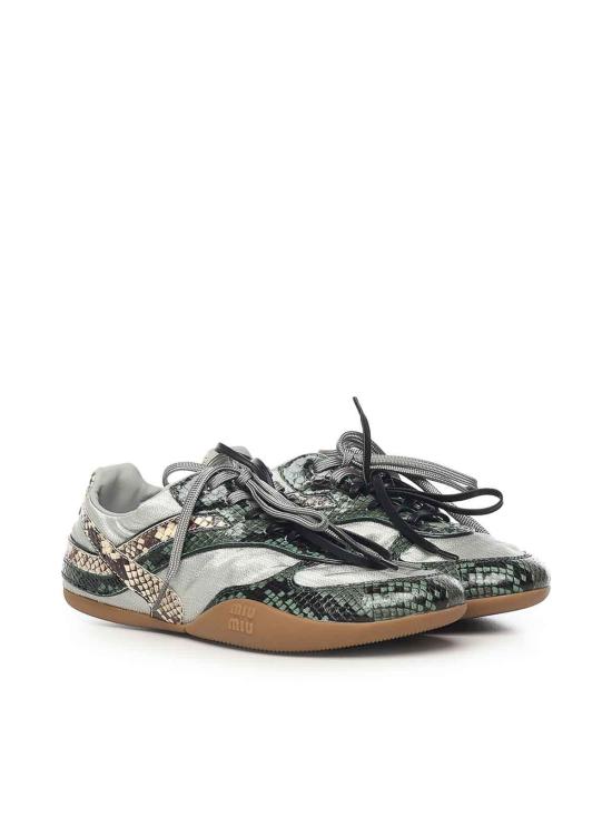 25FW 미우미우 스니커즈 5E428E3ZL4F04UJ Light Grey - MIU MIU