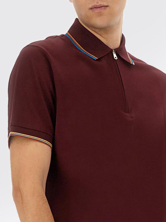 25FW 폴 스미스 폴로 티셔츠 M1R487YL00089 28B Red - PAUL SMITH