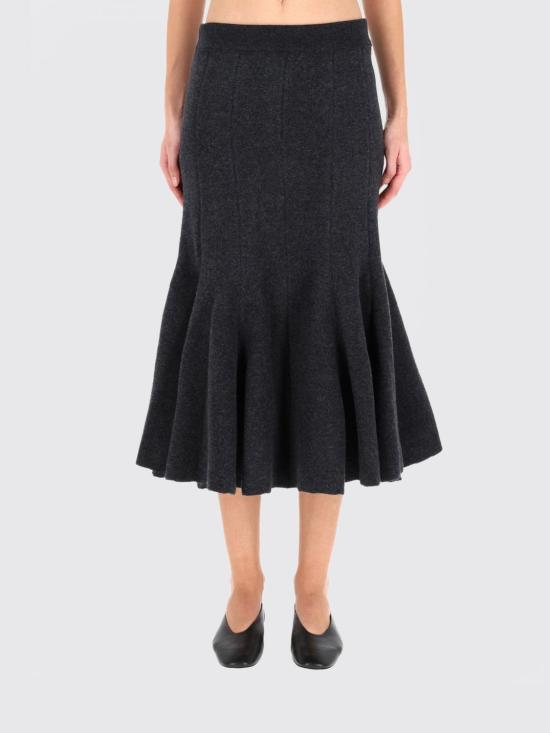 25FW 보테가베네타 미디 스커트 833850V33N0 1370 Grey