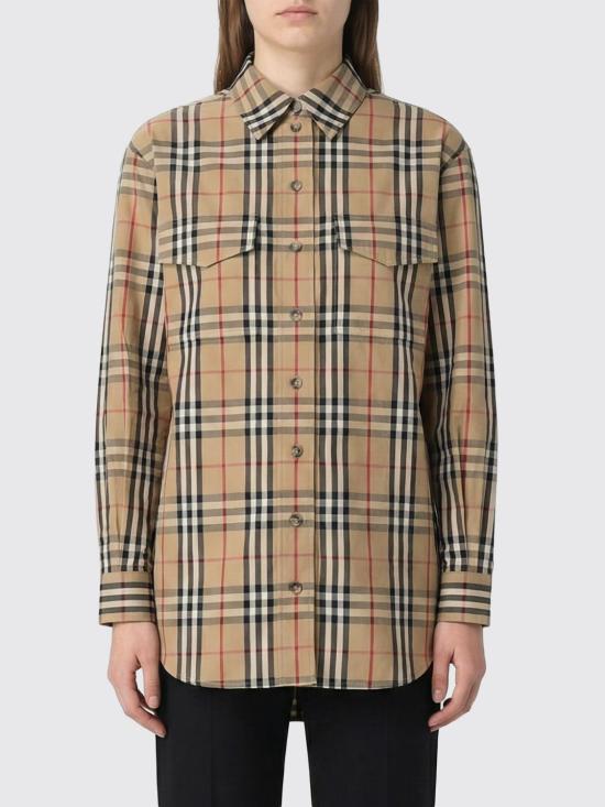 26SS 버버리 체크 긴팔 셔츠 8111851 Red