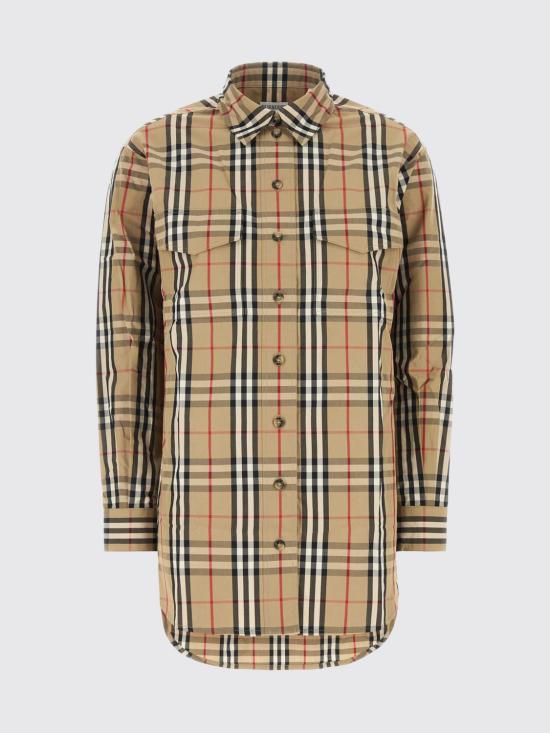 26SS 버버리 체크 긴팔 셔츠 8111851 Red - BURBERRY