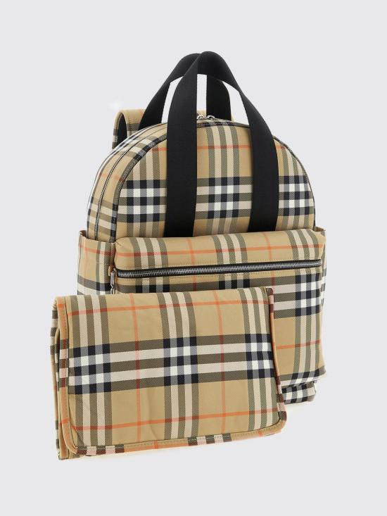 26SS [키즈] 버버리 체크 베이비 체인징 백팩 8108441 Beige - BURBERRY