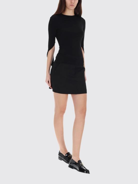 26SS 알렉산더 왕 반팔 티셔츠 1CC1261201 001 Black - ALEXANDER WANG