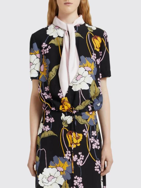 26SS 마르니 블라우스 TTMA0439Q0UTVA65 MFN99 Black