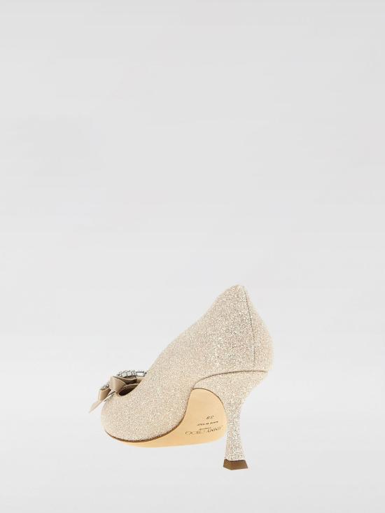 26SS 지미추 힐/펌프스 AURIA70HGQ LIGHTSOFTGOLDCRYSTAL Gold - JIMMY CHOO