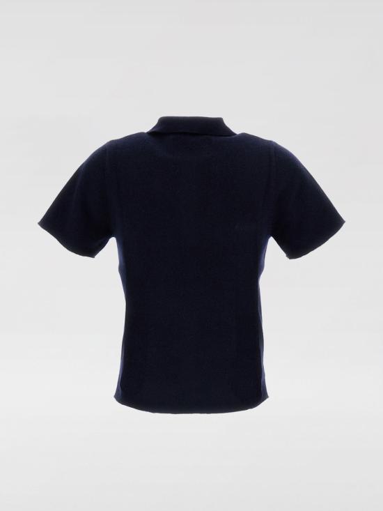 26SS 익스트림캐시미어 폴로 티셔츠 19800101FE05 NAVY Blue - EXTREME CASHMERE