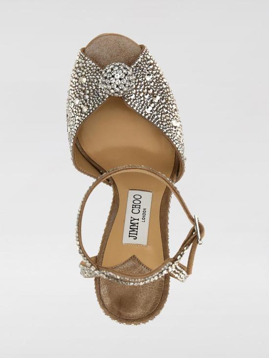 26SS 지미추 힐/펌프스 SACORA100PHZ NUDECRYSTAL Silver - JIMMY CHOO