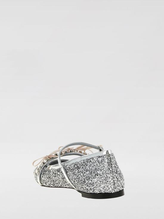 26SS 지미추 플랫 슈즈 LOLIBALLERINABQL SILVERMACARON Silver - JIMMY CHOO