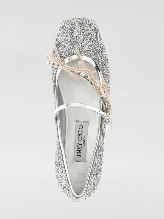 26SS 지미추 플랫 슈즈 LOLIBALLERINABQL SILVERMACARON Silver - JIMMY CHOO