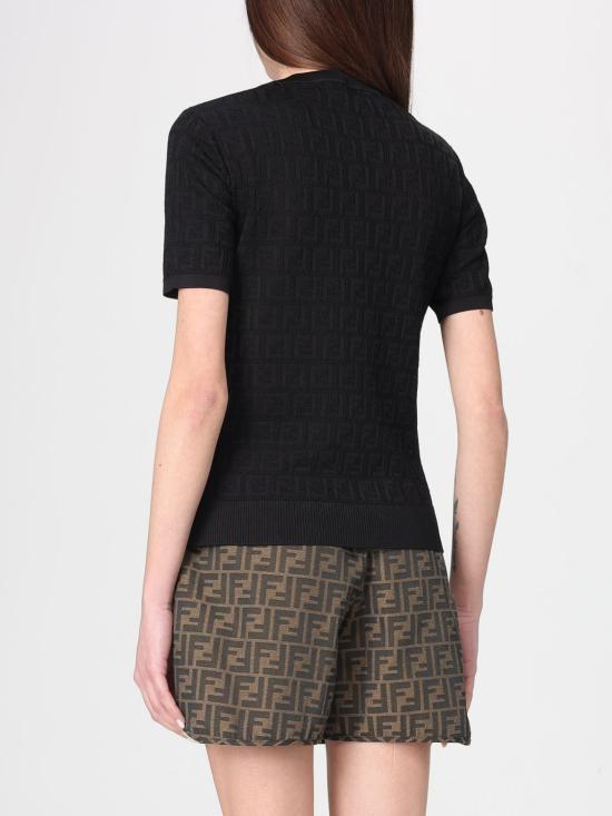 26SS 펜디 스웨터 FZXD57AUZR F0GME Black - FENDI