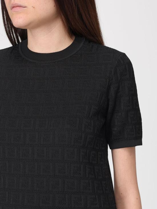 26SS 펜디 스웨터 FZXD57AUZR F0GME Black - FENDI